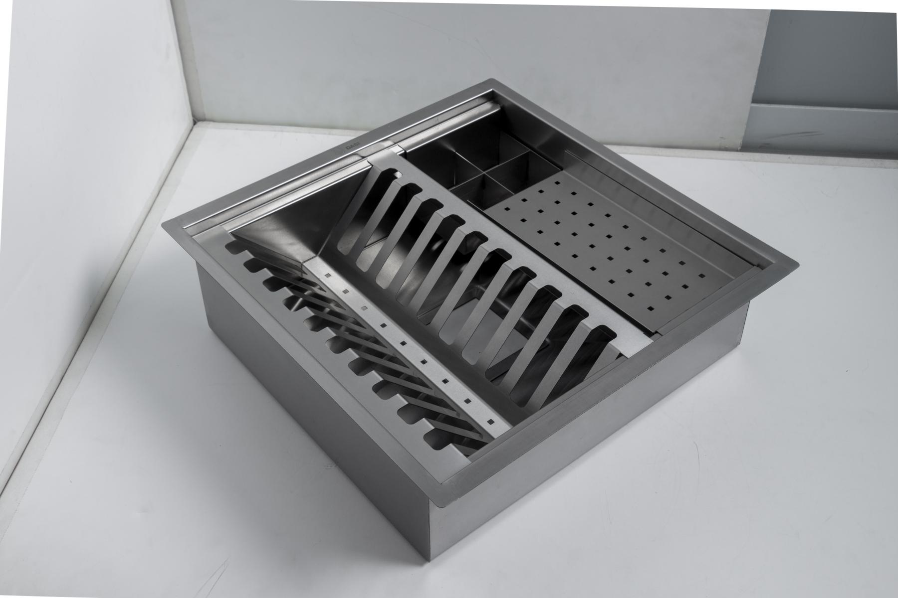 آبچکان توکار مربعی 40 در 40 داسی استیل کد DS04